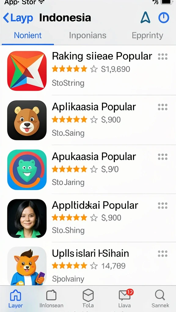 Tampilan antarmuka yang menarik dan mudah digunakan.