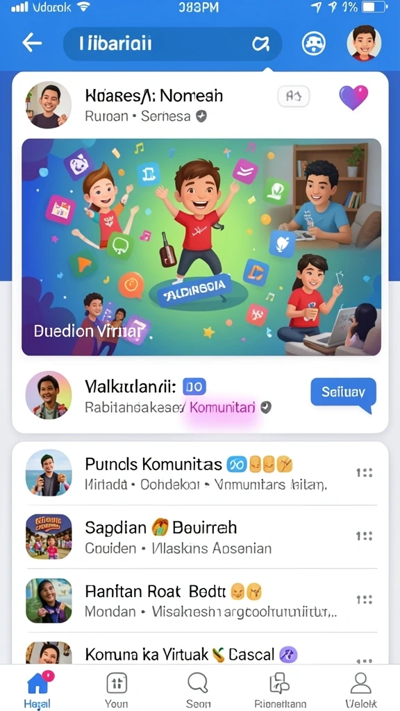 Beragam tema permainan yang menarik.