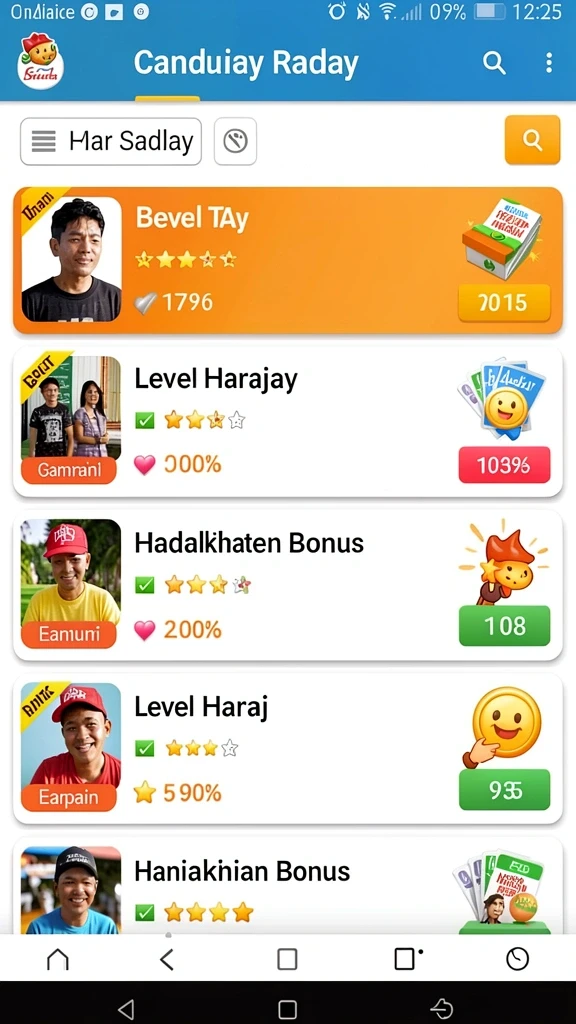 Beragam pilihan tema slot yang seru.