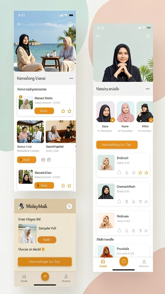 Tampilan antarmuka yang user-friendly dan menarik.