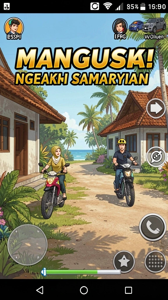 Beragam tema menarik untuk dimainkan.