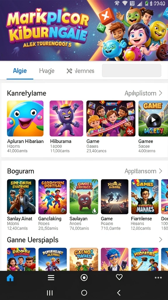 Tampilan antarmuka yang menarik dan modern.