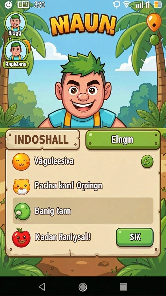 Tampilan menarik dengan banyak pilihan tema slot.