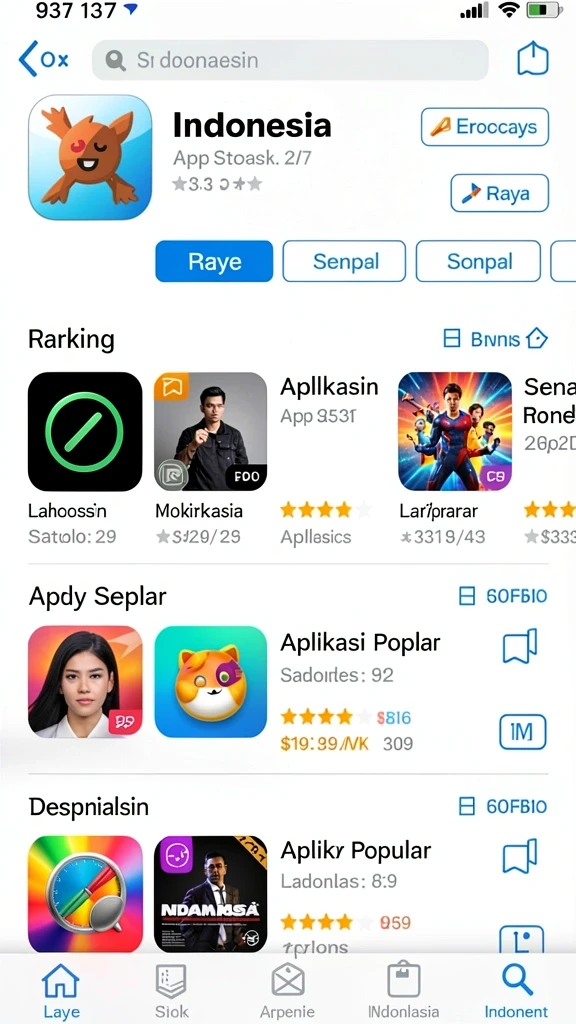 Tampilan menarik yang memikat pemain.