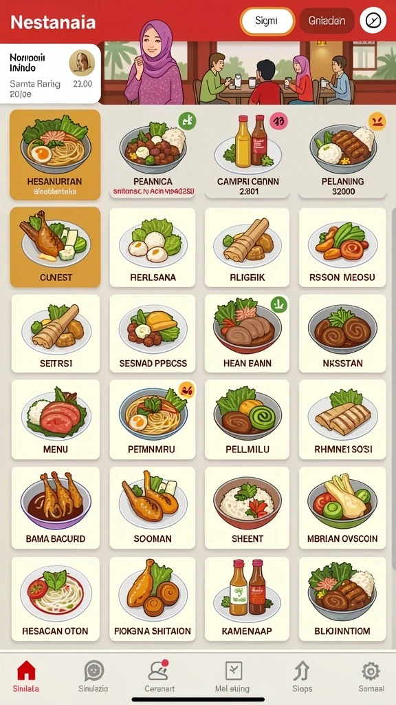 Tampilan antarmuka yang modern dan intuitif.