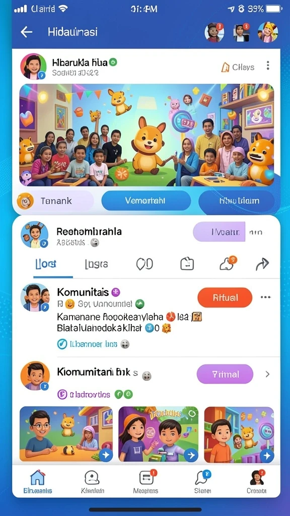 Bergabung dengan komunitas aktif dan bersaing dengan pemain lain.