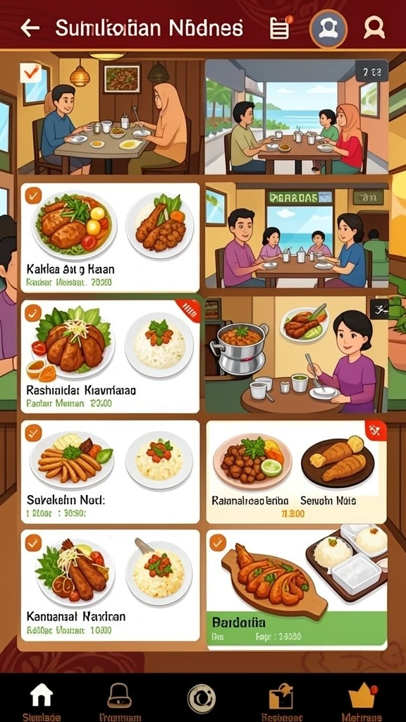 Tampilan antarmuka yang menarik dan mudah digunakan.