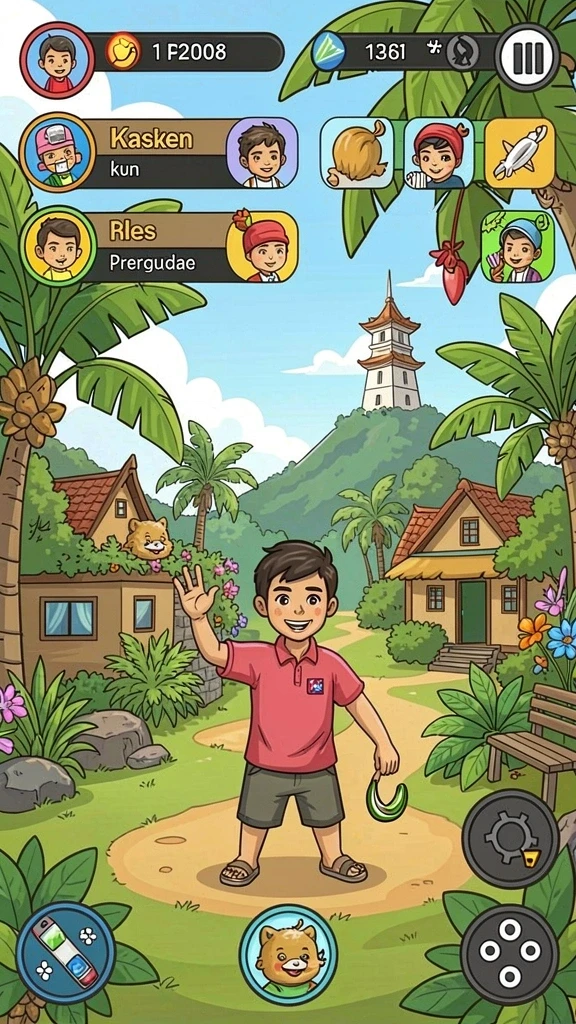 Gambaran pengguna yang sedang menikmati fitur bonus.