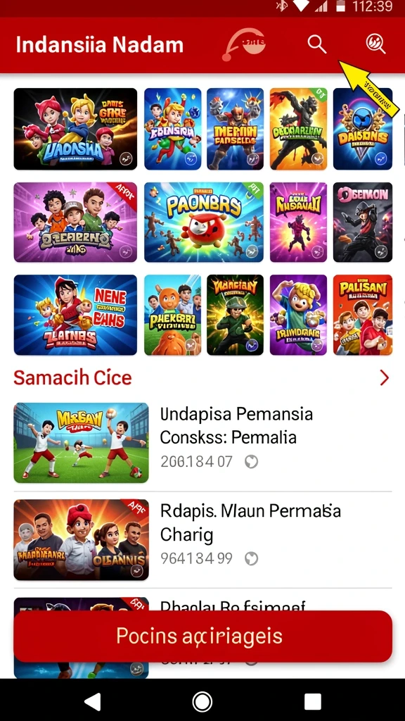 Tampilan antarmuka yang user-friendly.
