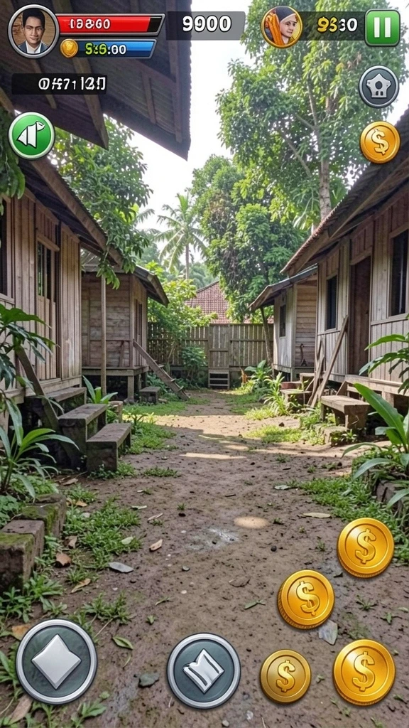 Simbol-simbol yang cerah dan beragam memberikan kesenangan.