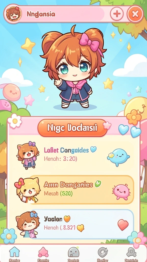 Contoh permainan slot dengan simbol yang beragam.