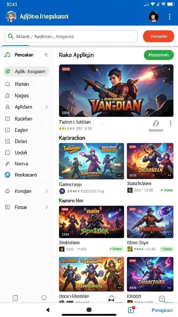Tampilan antarmuka yang menarik dan mudah dinavigasi.