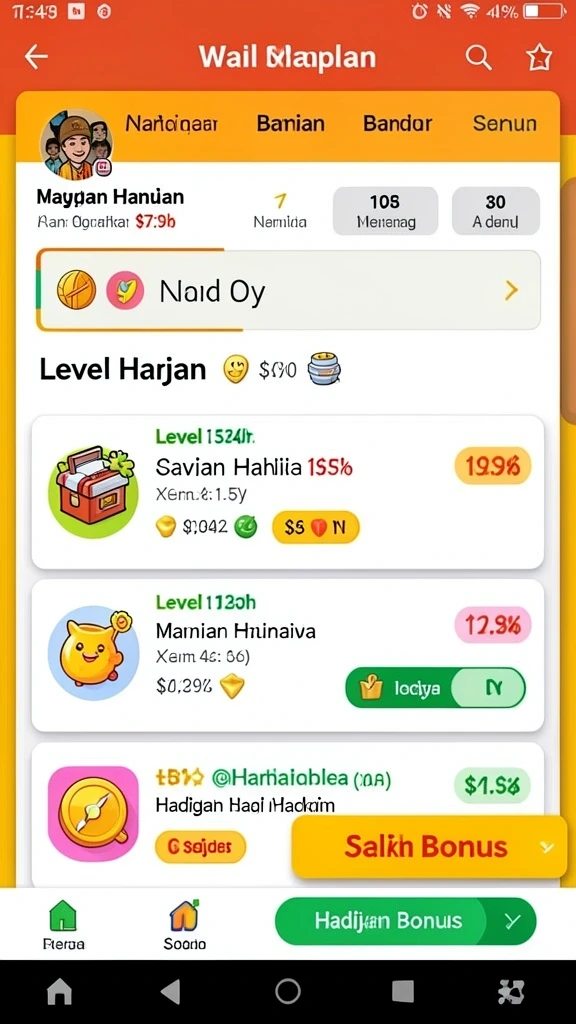 Fitur sosial yang memungkinkan interaksi antar pemain.