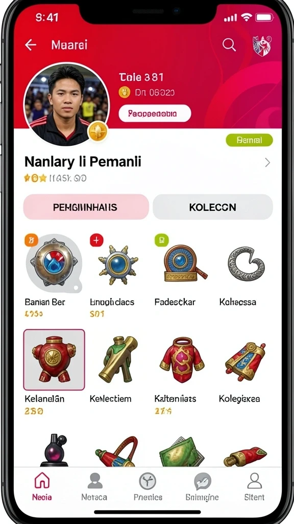 Fitur interaksi sosial yang mengasyikkan.