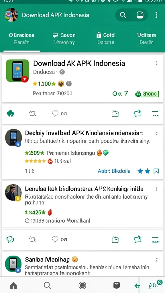 Tampilan antarmuka dengan grafis menawan.