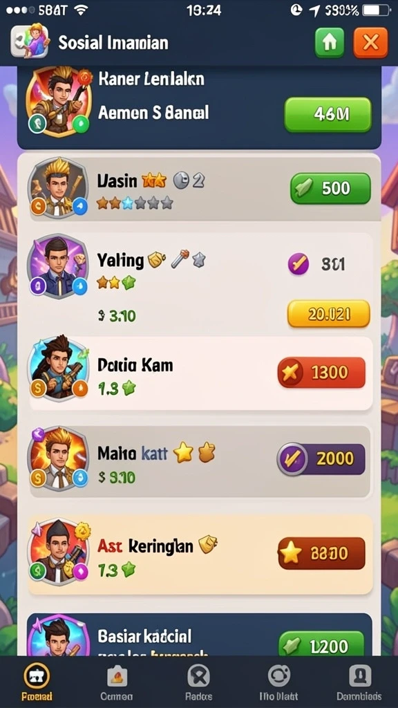 Banyak pilihan tema slot untuk dipilih.