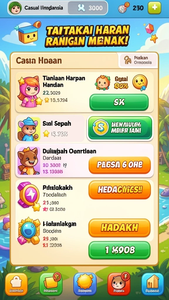Tampilan antarmuka yang dinamis dan modern.
