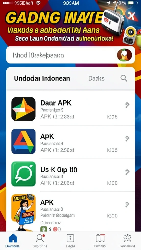 Beragam tema permainan yang seru dan beragam.