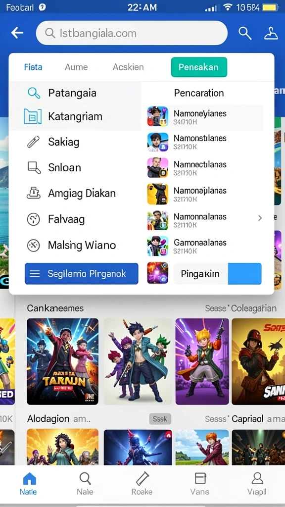 Tampilan antarmuka yang menarik dan user-friendly.